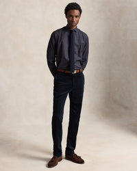 POLO RALPH LAUREN - CLASSIC FIT CHECKED TWILL SHIRT - BLACK FOREST PLAID