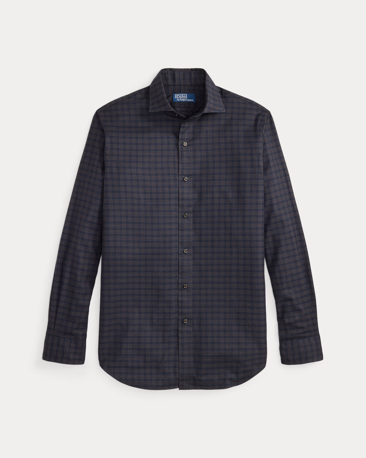 POLO RALPH LAUREN - CLASSIC FIT CHECKED TWILL SHIRT - BLACK FOREST PLAID