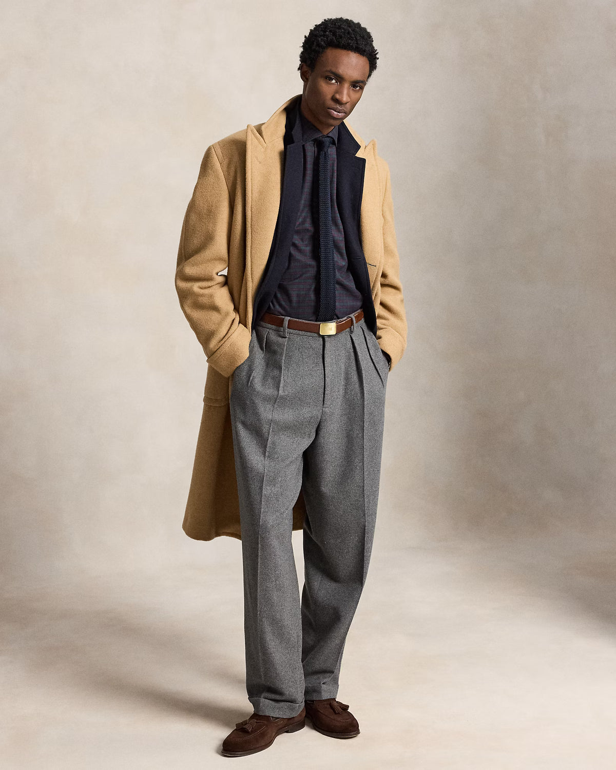 POLO RALPH LAUREN - CLASSIC FIT CHECKED TWILL SHIRT - WINE FOREST PLAID