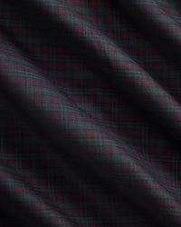 POLO RALPH LAUREN - CLASSIC FIT CHECKED TWILL SHIRT - WINE FOREST PLAID