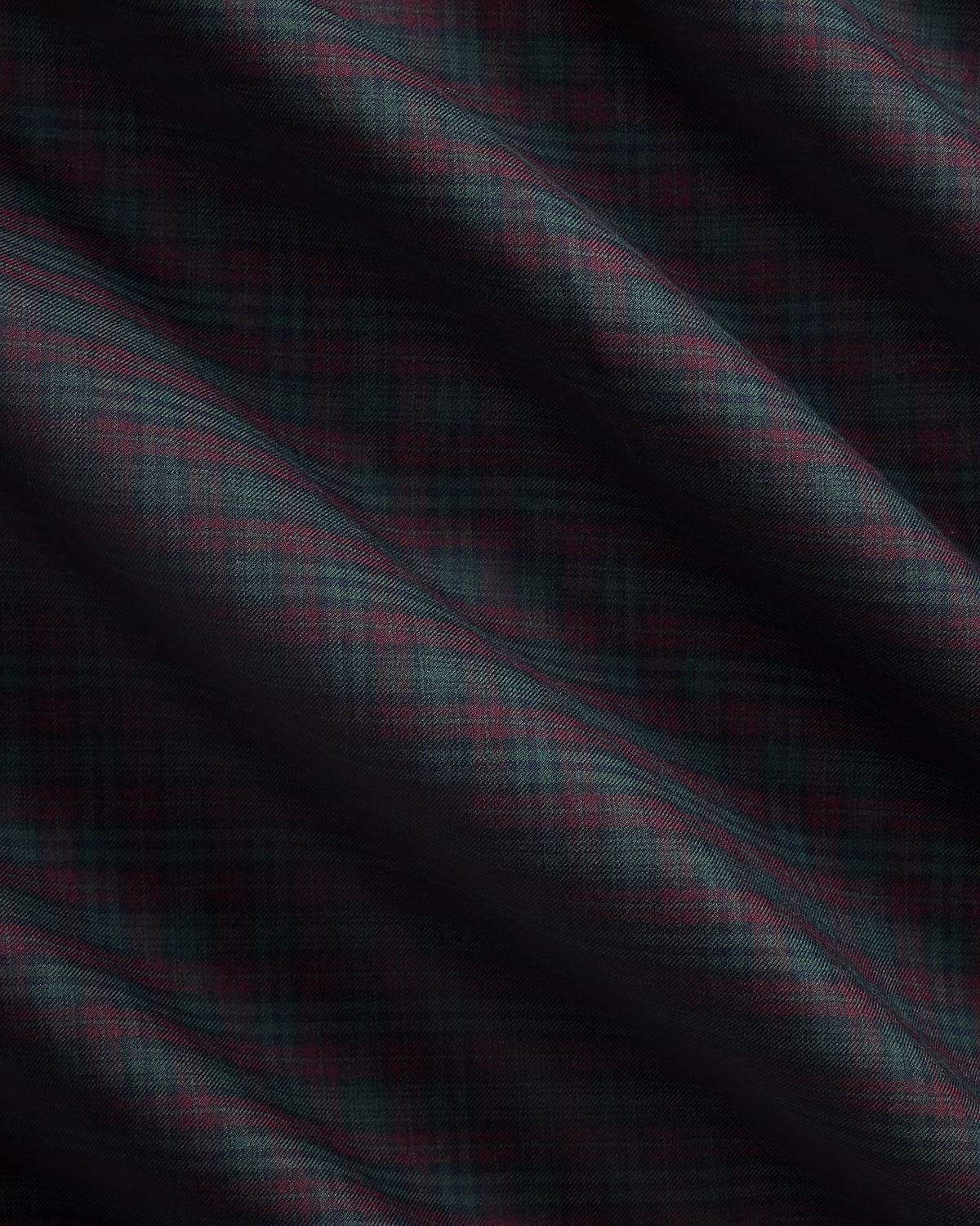 POLO RALPH LAUREN - CLASSIC FIT CHECKED TWILL SHIRT - WINE FOREST PLAID
