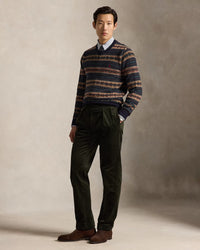 POLO RALPH LAUREN - FAIR ISLE WOOL SWEATER - NAVY COMBO