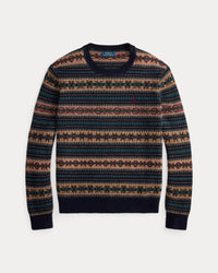 POLO RALPH LAUREN - FAIR ISLE WOOL SWEATER - NAVY COMBO