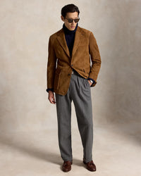 POLO RALPH LAUREN - SINGLE BREASTED SPORTCOAT LAMBSKIN RL67 - NEW PALE RUSSET