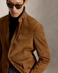 POLO RALPH LAUREN - SINGLE BREASTED SPORTCOAT LAMBSKIN RL67 - NEW PALE RUSSET