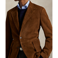 POLO RALPH LAUREN - SINGLE BREASTED SPORTCOAT LAMBSKIN RL67 - NEW PALE RUSSET