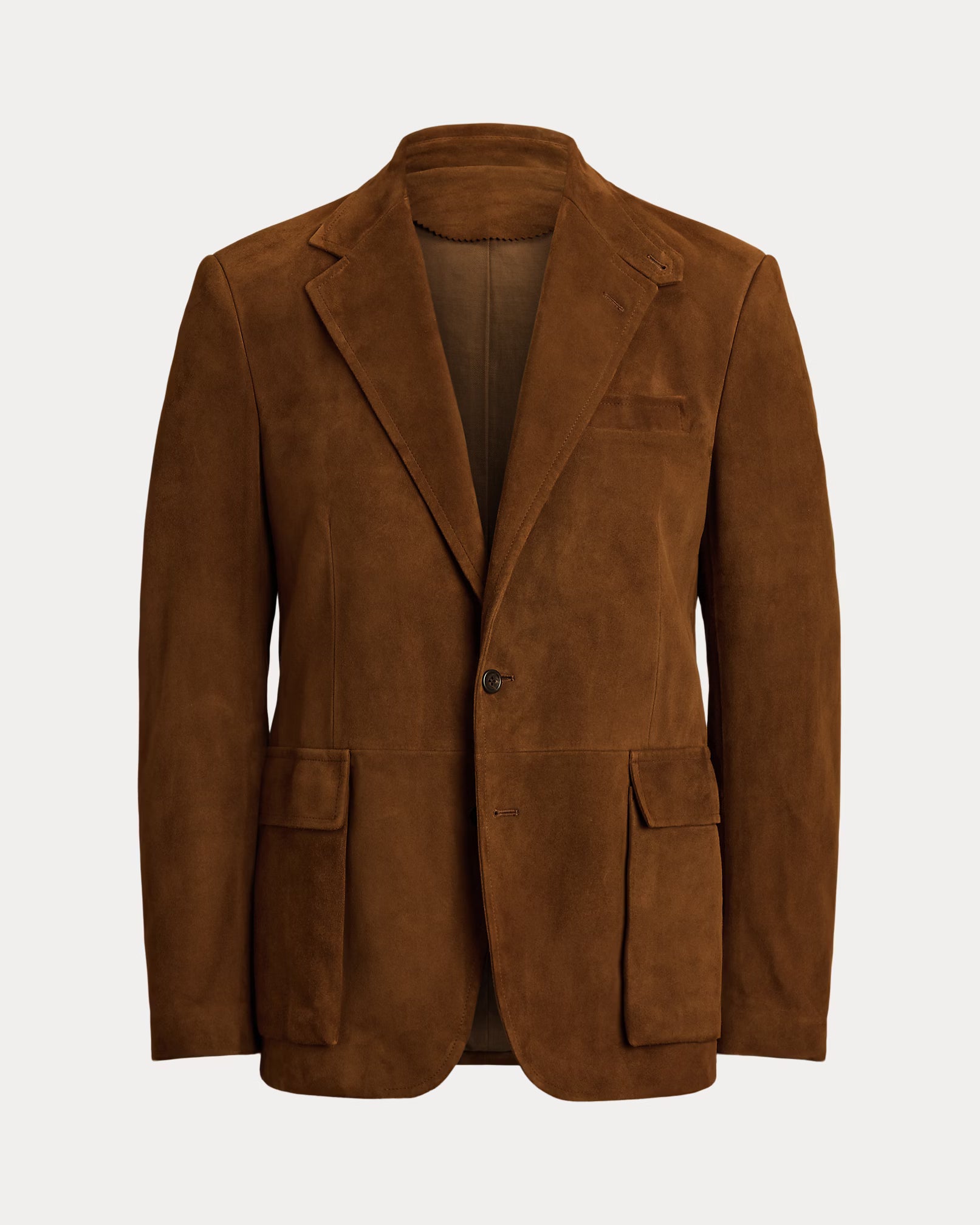 POLO RALPH LAUREN - SINGLE BREASTED SPORTCOAT LAMBSKIN RL67 - NEW PALE RUSSET