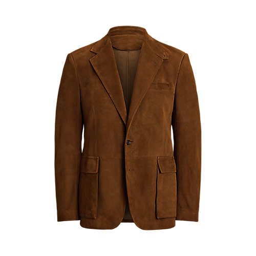 POLO RALPH LAUREN - SINGLE BREASTED SPORTCOAT LAMBSKIN RL67 - NEW PALE RUSSET
