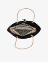 REMI/REID DEPARTURE REVERSIBLE TOTE BAG - STONE/BLACK
