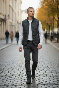 WATERVILLE THEO VEST - BLACK