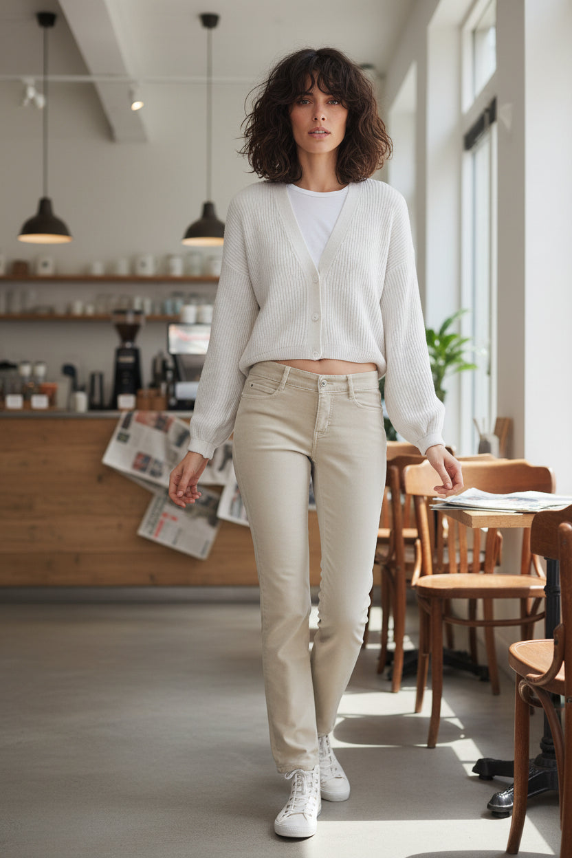 MAC WOMEN'S DREAM DENIM JEAN - SMOOTHLY BEIGE