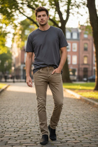 MAC MEN'S ARNE PIPE DENIMFLEXX PANT - CLAY