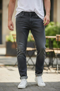 TRAMAROSSA MEN'S BLUE RELAX DENIM JEANS - BLUE STONE