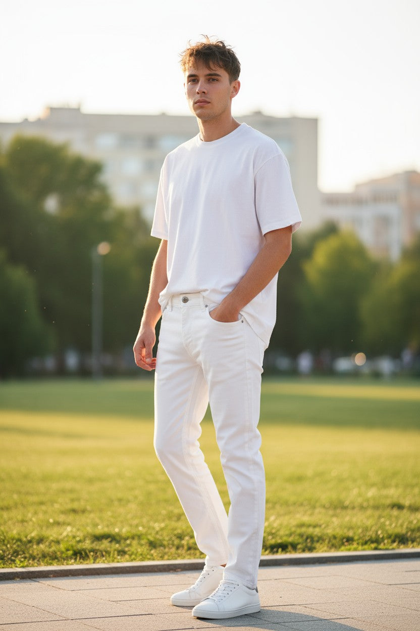 MAC MEN'S DRIVERS PANT - IVORY – Button Down SF