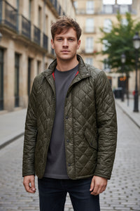 BARBOUR FLYWEIGHT CHELSEA QUILTED JACKET - OLIVE