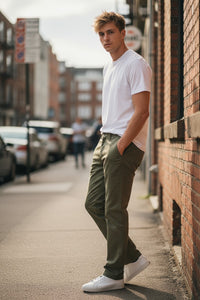 MAC MEN'S DRIVERS PANT - LEAF GREEN