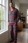 DEREK ROSE KELBURN 37 MEN'S PAJAMA SET - RED