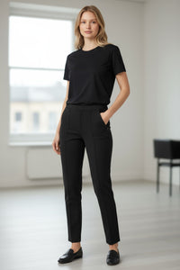 MAC WOMEN'S ANNA NEW ZIP PANT - BLACK