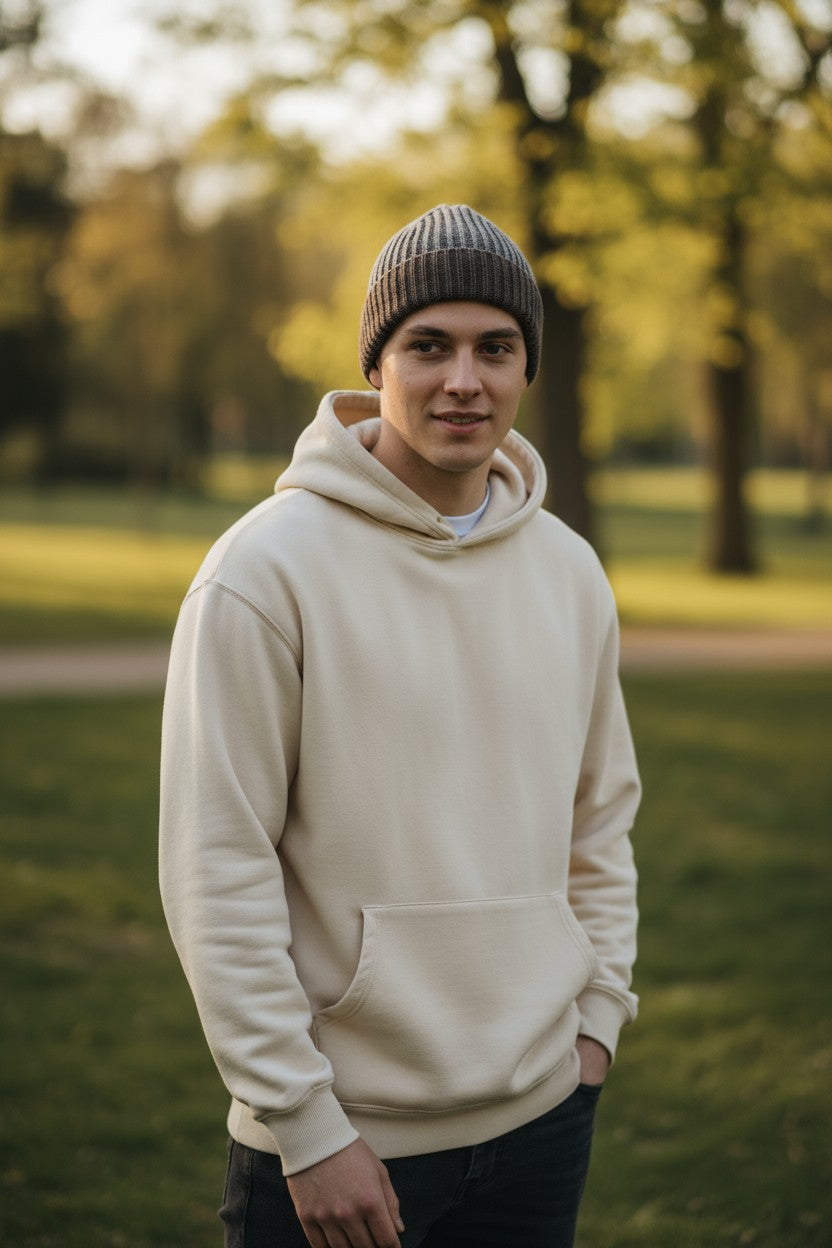 FLY3 REVERSIBLE KNIT HAT - OLIVE