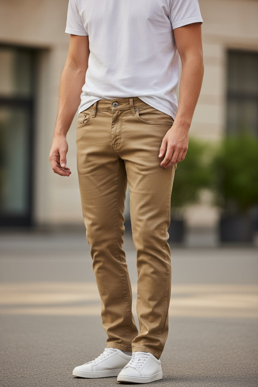 MAC MEN'S DRIVERS PANT - CHOCOLATE MOUSSE