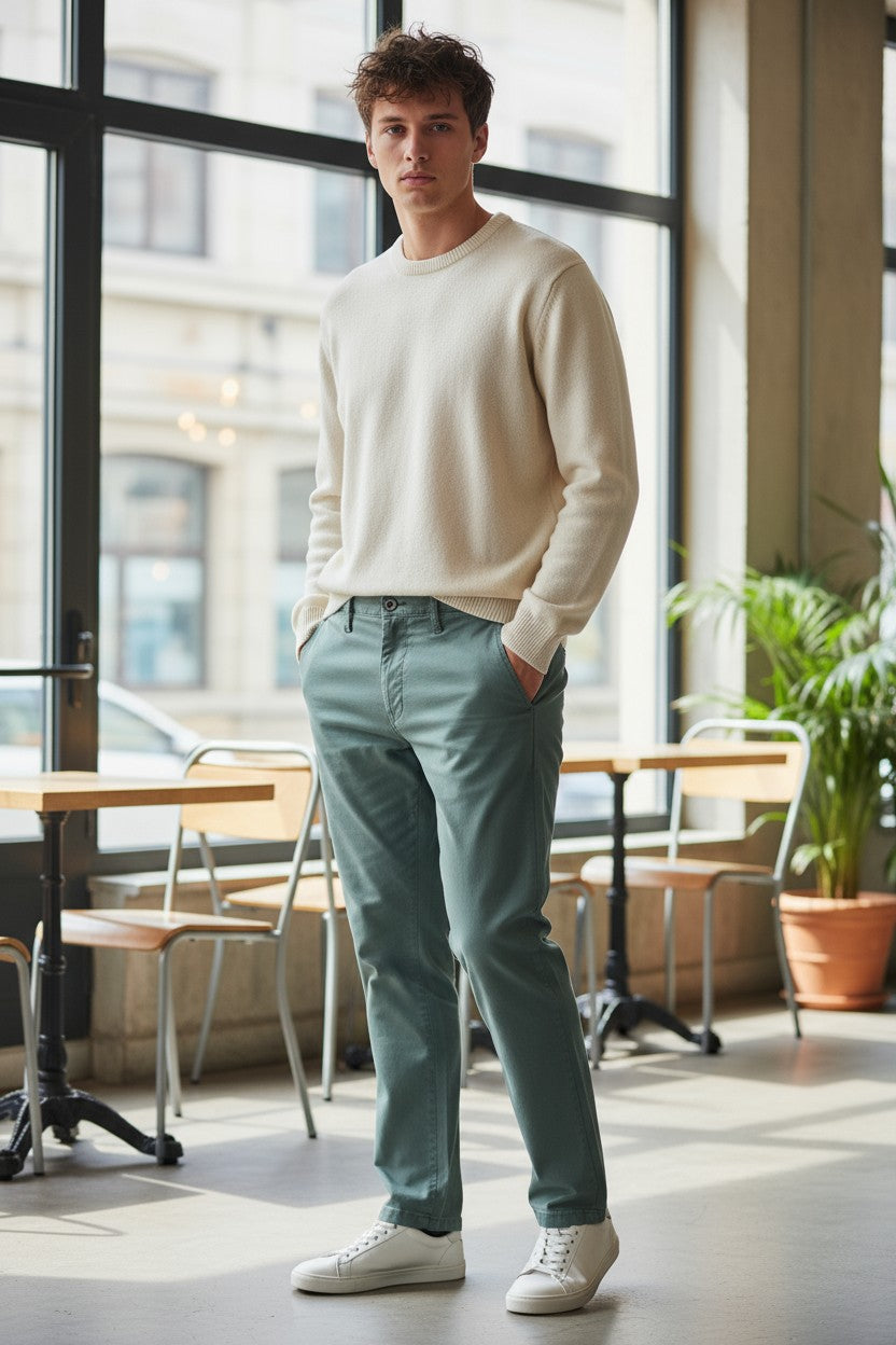 MAC MEN'S DRIVERS PANT - STORMY WEATHER