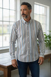 PAUL & SHARK MEN'S SHIRT - MULTI STRIPE