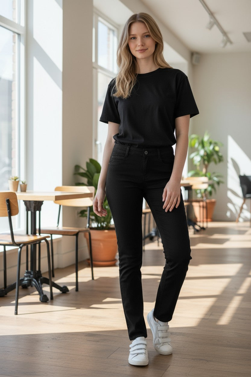 MAC WOMEN'S DREAM DENIM JEAN - BLACK