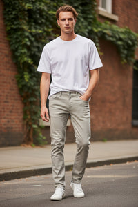 MAC MEN'S ARNE PIPE 5 POCKET PANT - WROUGHT IRON