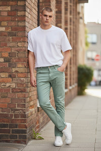 TRAMAROSSA MEN'S STRETCH JEANS - SAGE