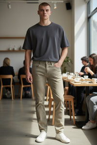 TRAMAROSSA MEN'S STRETCH JEANS - SAND