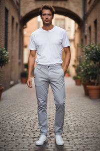 MAC MEN'S DRIVERS PANT - SILVER