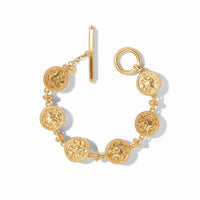 JULIE VOS COIN DOUBLE SIDED BRACELET - MOTHER OF PEARL