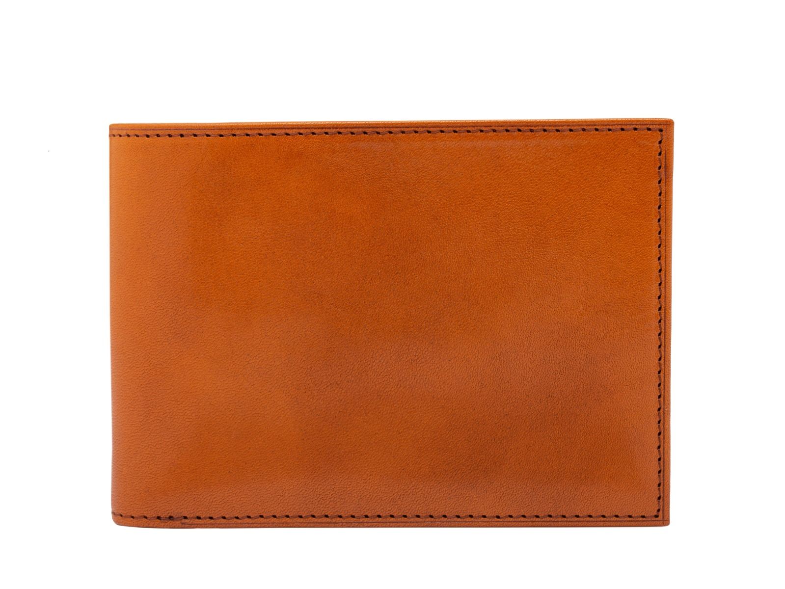 BOSCA 1911 CREDIT WALLET WITH ID PASSCASE IN SADDLE OLD LEATHER