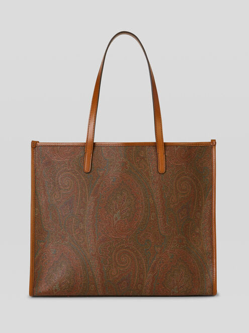 ETRO EMBROIDERED PAISLEY TOTE BAG