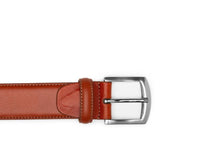 BOSCA 1911 ARZANO LEATHER BELT - COGNAC