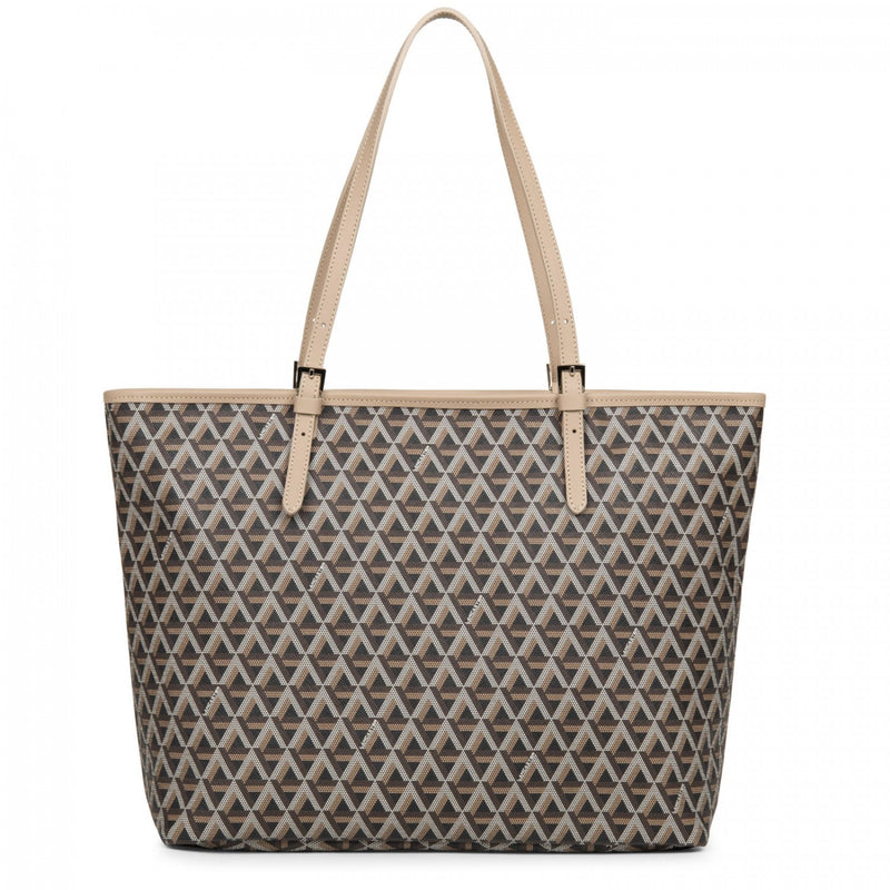 LANCASTER IKON SHOULDER BAG - BROWN