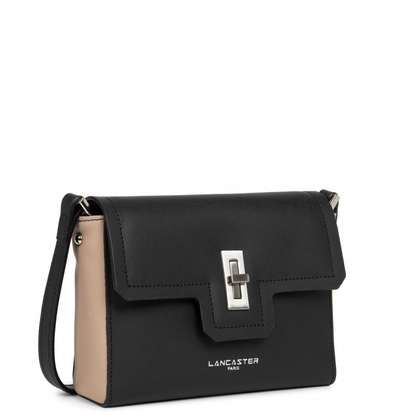 LANCASTER CITY MAE CROSSBODY BAG BLACK NUDE Button Down SF