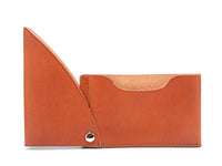 BOSCA 1911 FLIPPER CARD CASE WALLET - LIGHT BROWN