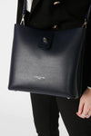 LANCASTER FOULONNE DOUBLE SMALL BUCKET BAG - BLUE