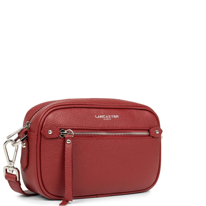 LANCASTER FIRENZE CROSSBODY BAG - CARMIN