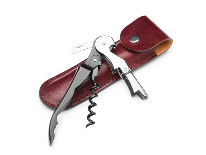 BOSCA 1911 CORKSCREW & LEATHER CASE
