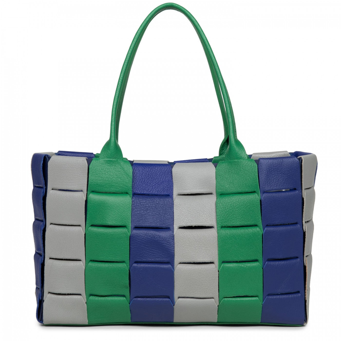 LANCASTER STUDIO ENLACE HANDLE BAG GREEN Button Down SF