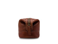 BOSCA 1911 MINI SHAVE KIT - DARK BROWN