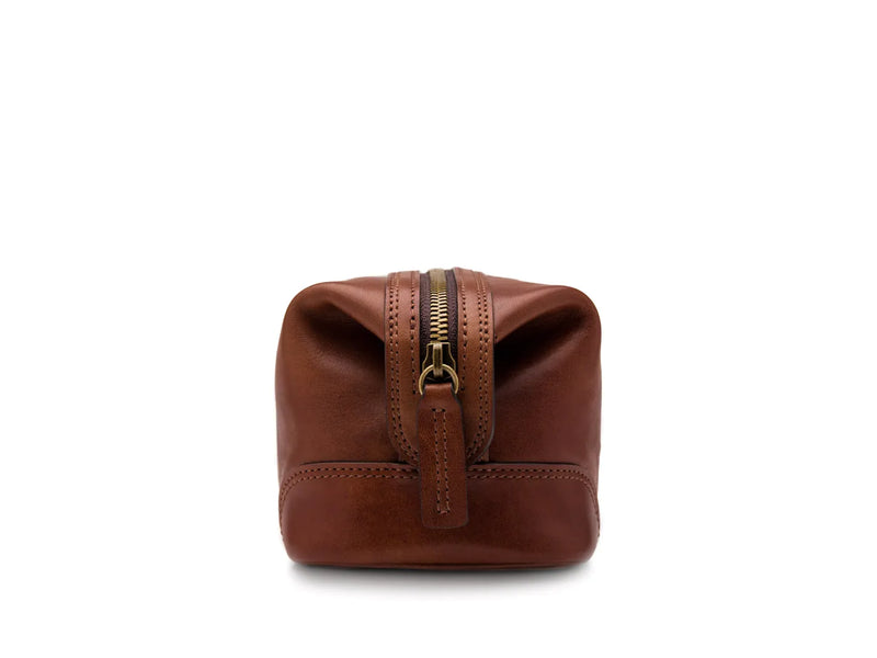 BOSCA 1911 MINI SHAVE KIT - DARK BROWN