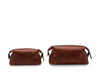 BOSCA 1911 MINI SHAVE KIT - DARK BROWN