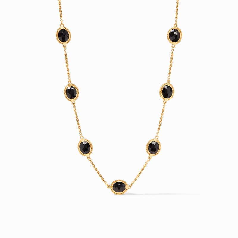 CALYPSO DEMI DELICATE STATION NECKLACE - 17/18/19 INCH (4665921437773)