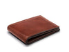 BOSCA 1911 SMALL BIFOLD WALLET IN DARK BROWN DOLCE LEATHER