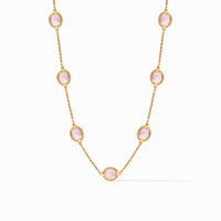 CALYPSO DELICATE STATION NECKLACE - 17/18/19 INCH - 2 COLOR OPTIONS (4665921437773)
