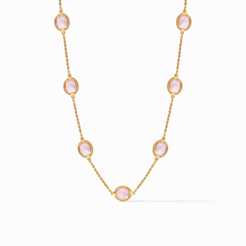 CALYPSO DELICATE STATION NECKLACE - 17/18/19 INCH - 2 COLOR OPTIONS (4665921437773)