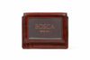 BOSCA 1911 FRONT POCKET I.D. WALLET IN DARK BROWN OLD LEATHER